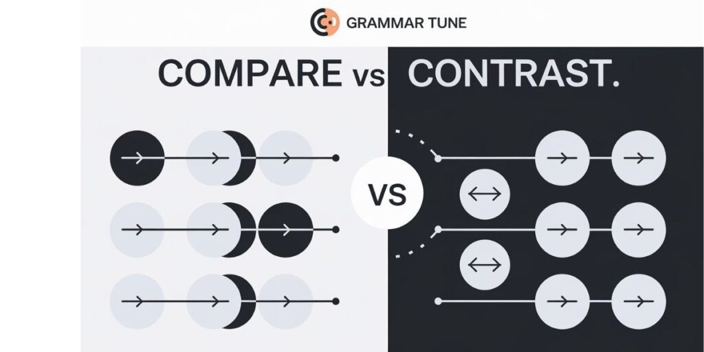 Compare vs Contrast: Definitions, Differences, and Examples