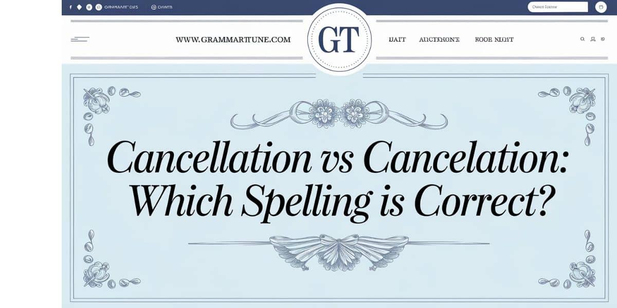 Cancellation vs Cancelation: Which Spelling is Correct?