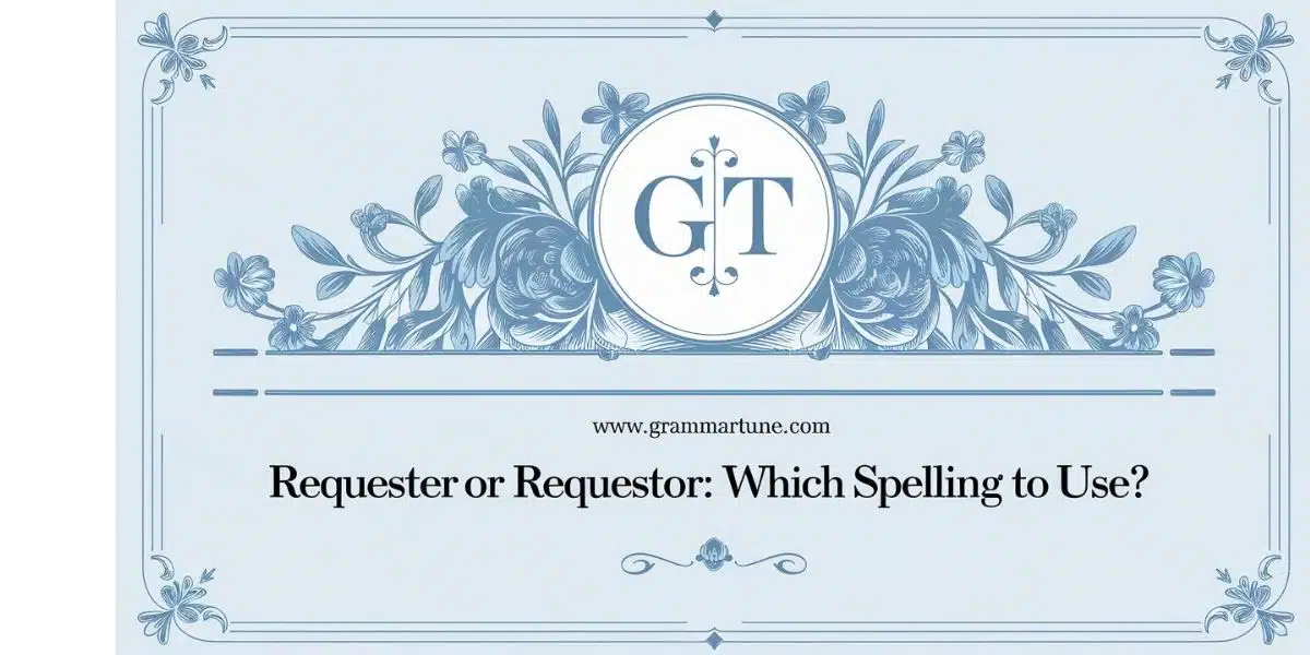 Requester or Requestor: Which Spelling to Use?