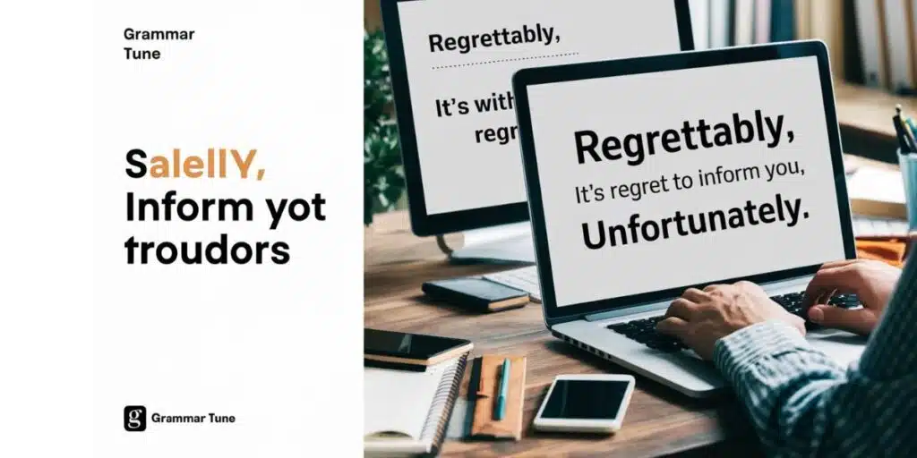 Other Ways to Say “Unfortunately” in a Formal Email
