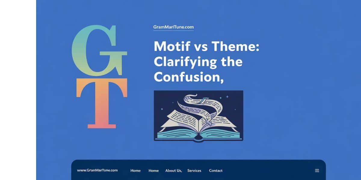 Motif vs Theme: Clarifying the Confusion