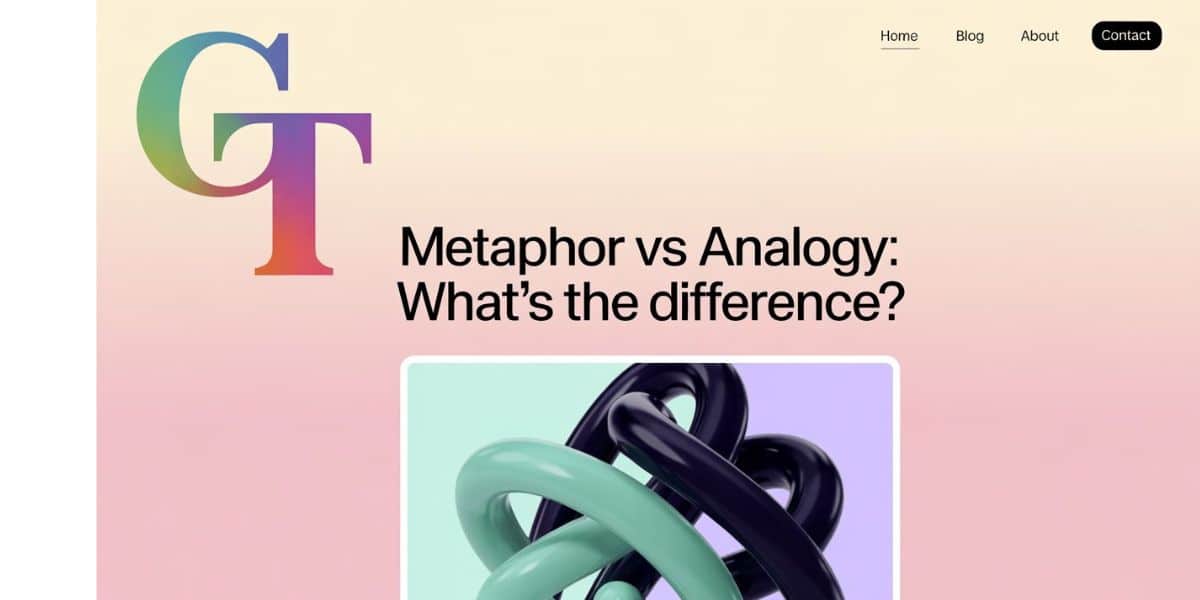 Metaphor vs Analogy: What’s the Difference?