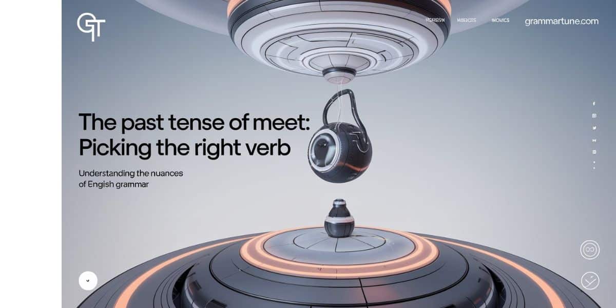The Past Tense of Meet: Picking the Right Verb