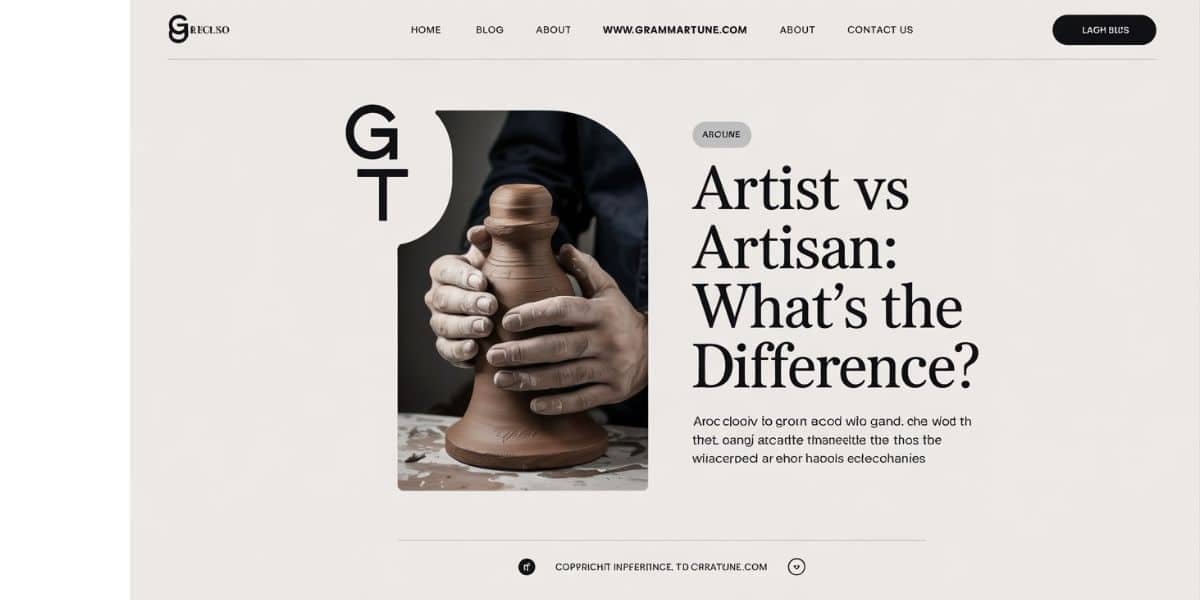 Artist vs Artisan: What’s the Difference?