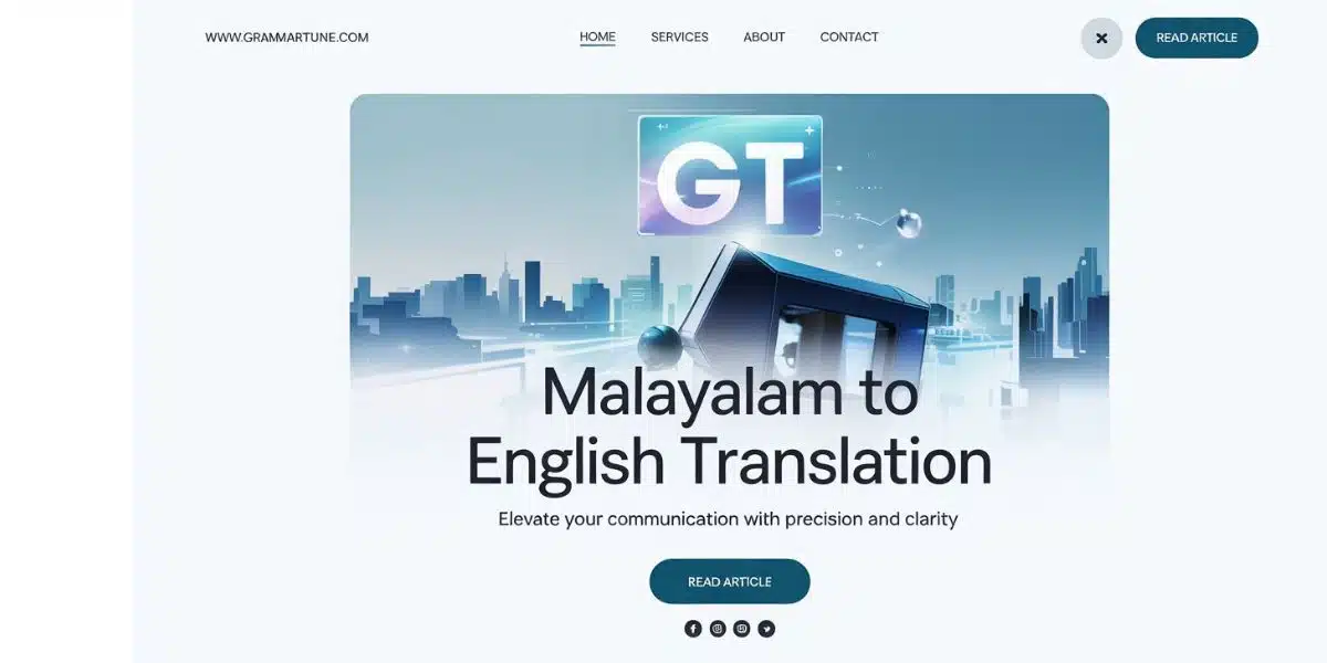 Malayalam to English Translation