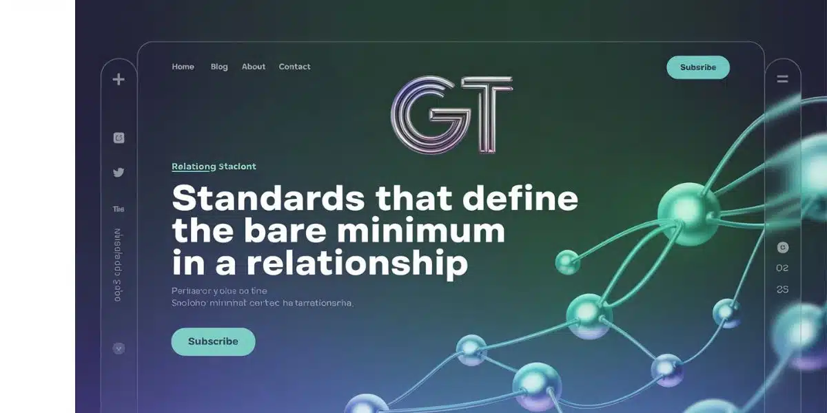Standards That Define the Bare Minimum in a Relationship