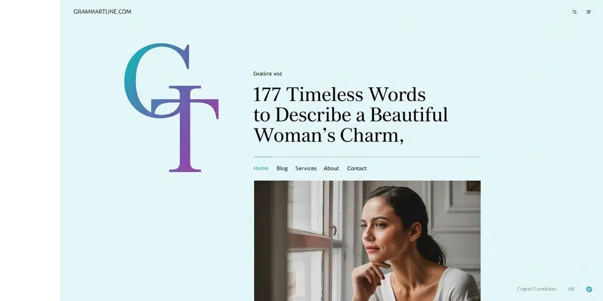 177 Timeless Words to Describe a Beautiful Woman’s Charm