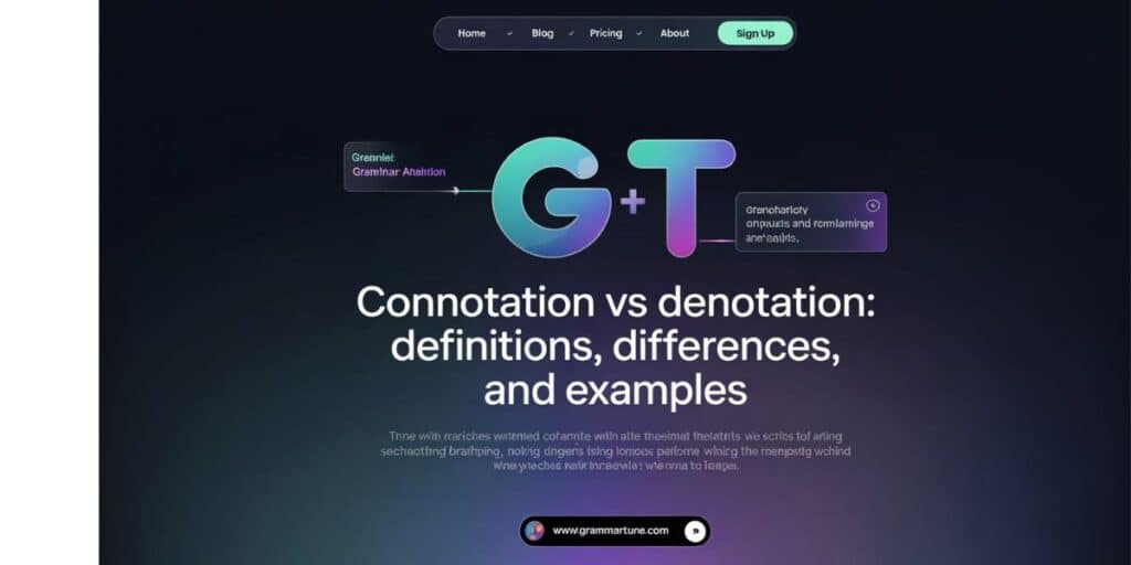 Connotation vs Denotation: Definitions, Differences, and Examples