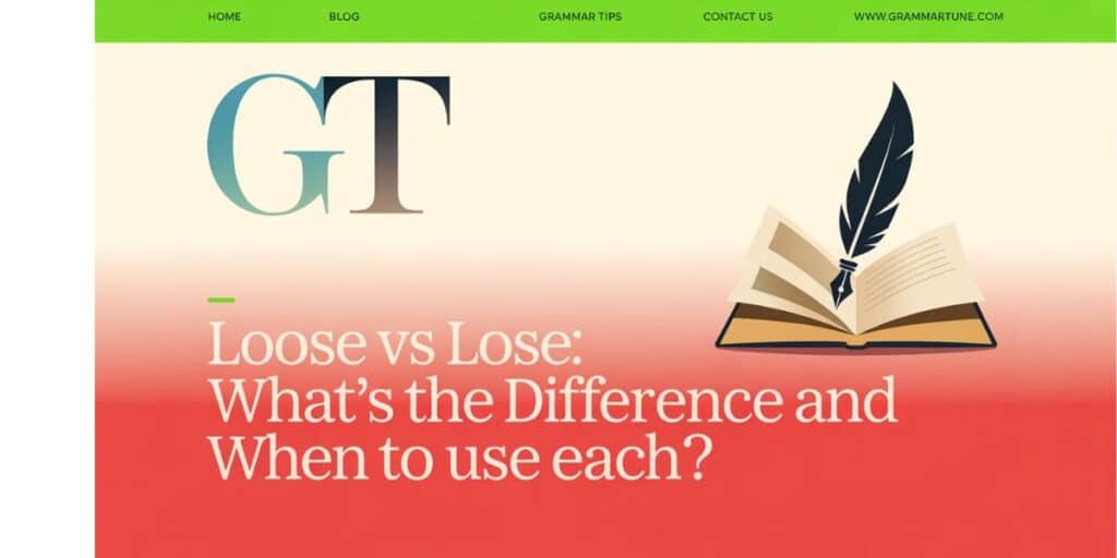 Loose vs Lose: What’s the Difference and When to Use Each?