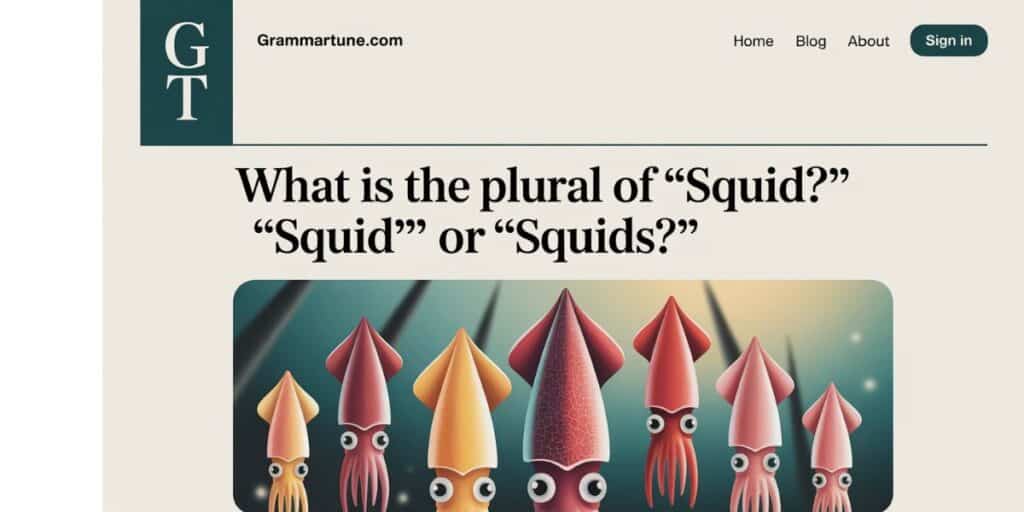 What is the Plural of ‘Squid’? ‘Squid’ or ‘Squids’?