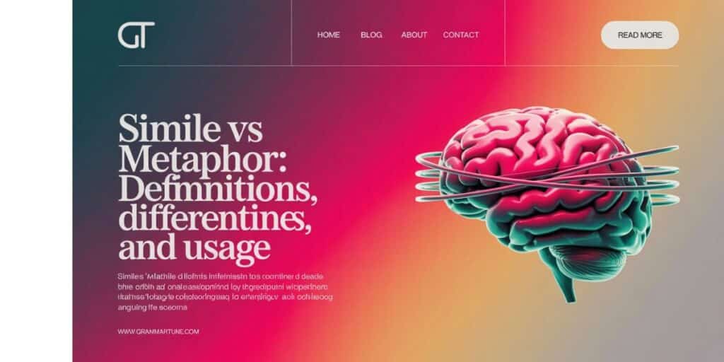 Simile vs Metaphor: Definitions, Differences, and Usage