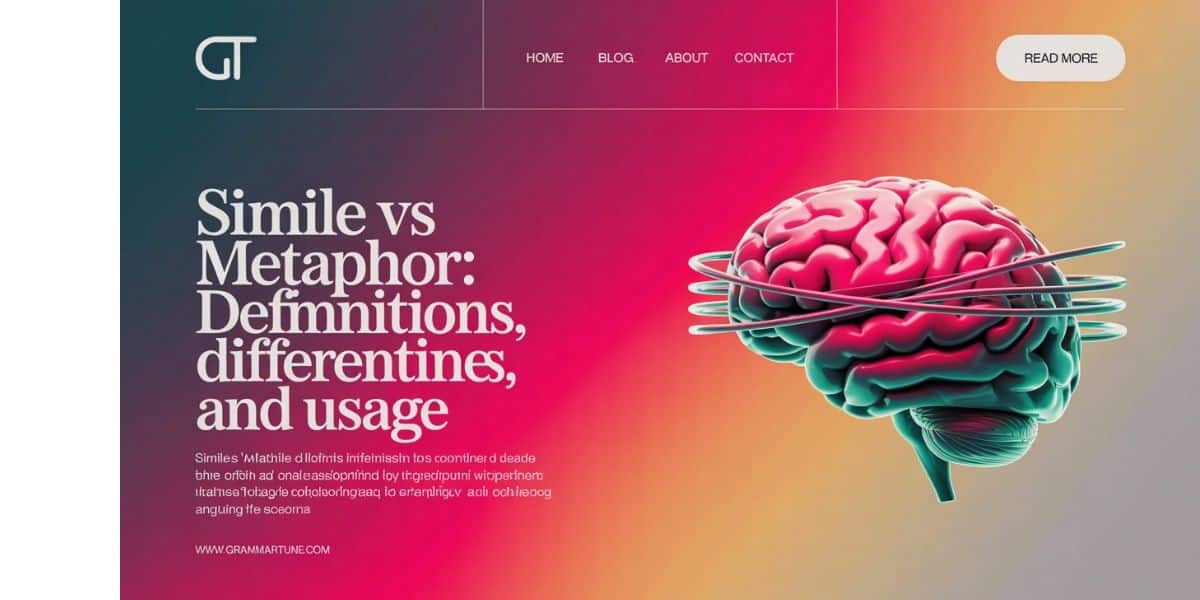 Simile vs Metaphor: Definitions, Differences, and Usage