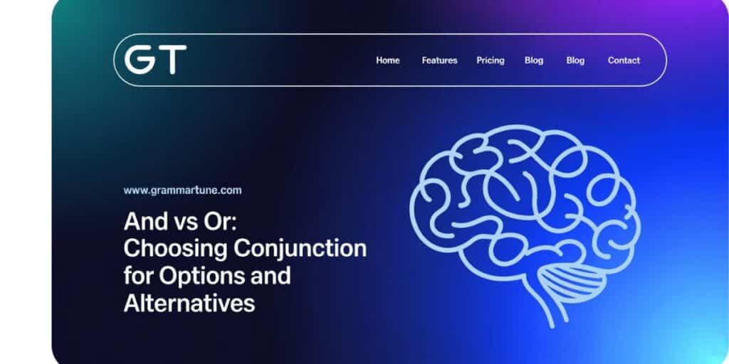 And vs Or: Choosing Conjunction for Options and Alternatives
