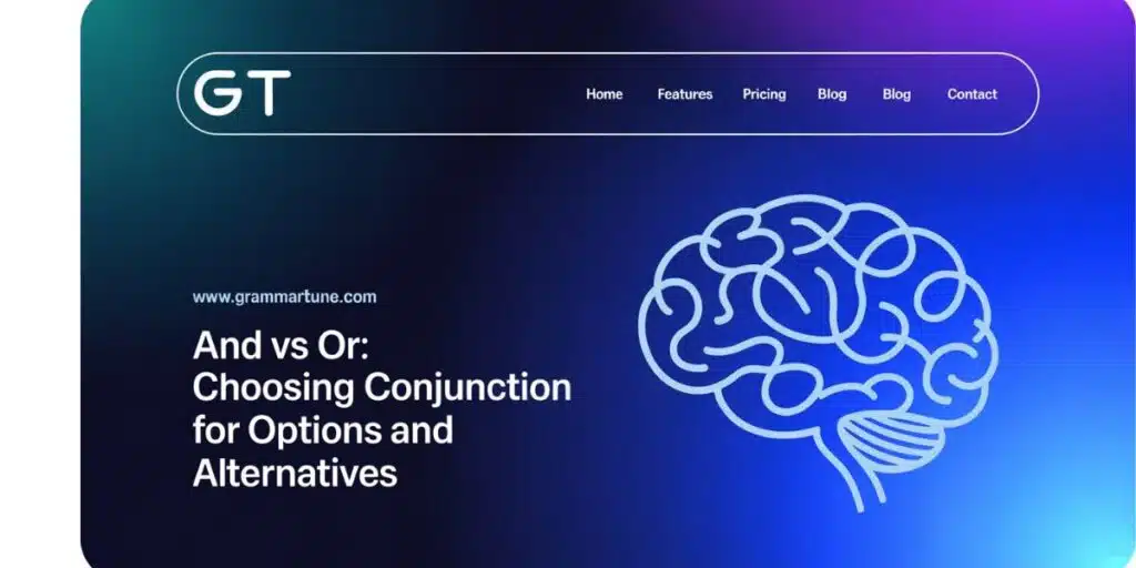 And vs Or: Choosing Conjunction for Options and Alternatives