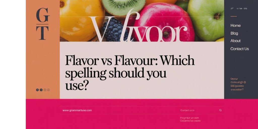 Flavor vs Flavour: Which Spelling Should You Use?