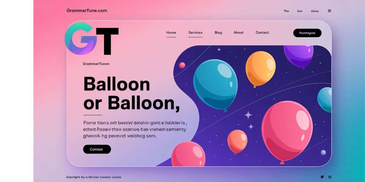Ballon or balloon