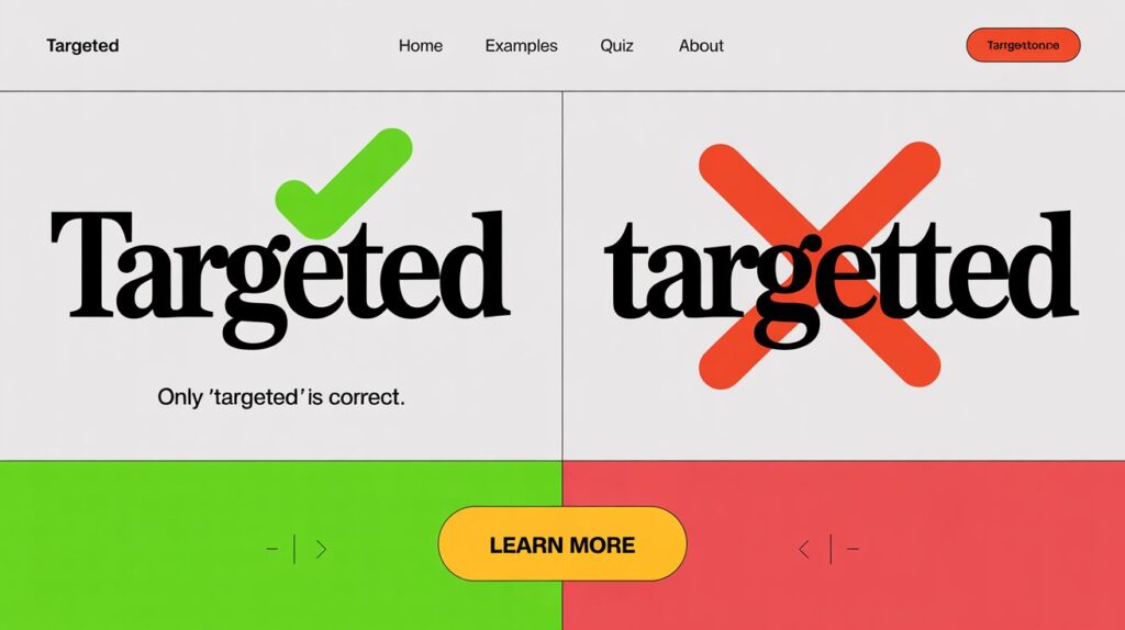 Targetted or Targeted? Discover the Critical Spelling Difference in 2025