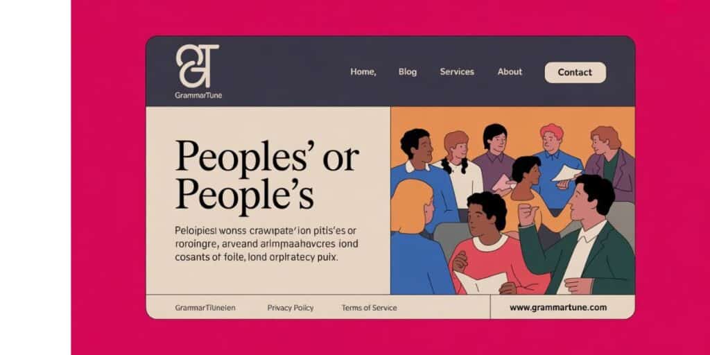 peoples' or people's