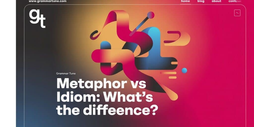 Metaphor vs Idiom: What’s the Difference?