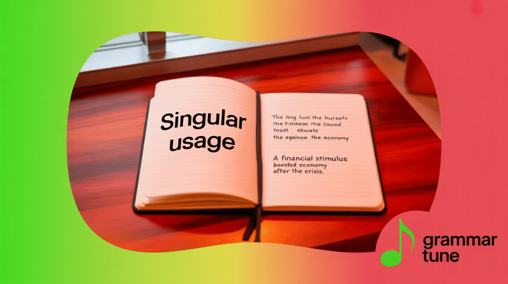 Singular Usage