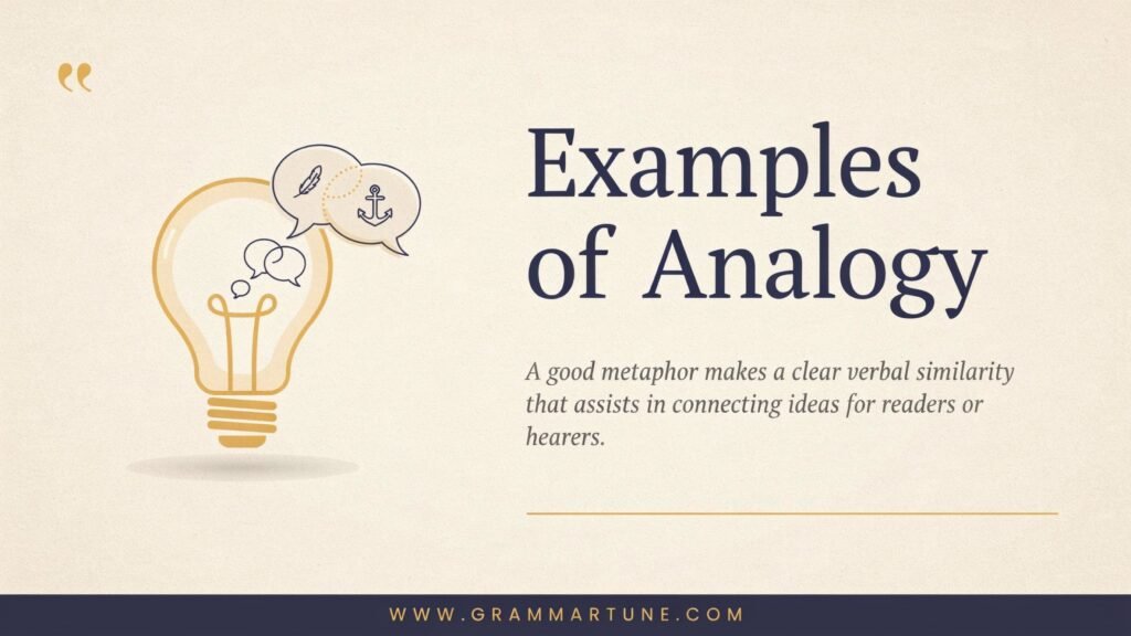 Examples of Analogy